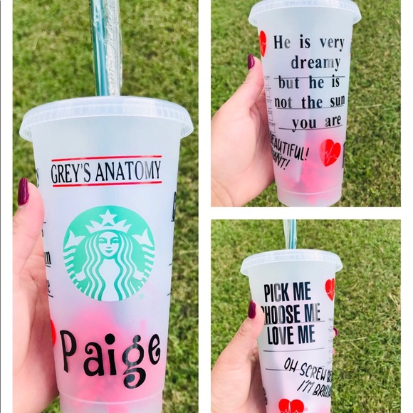 Grey’s Anatomy Starbucks Cold Cup